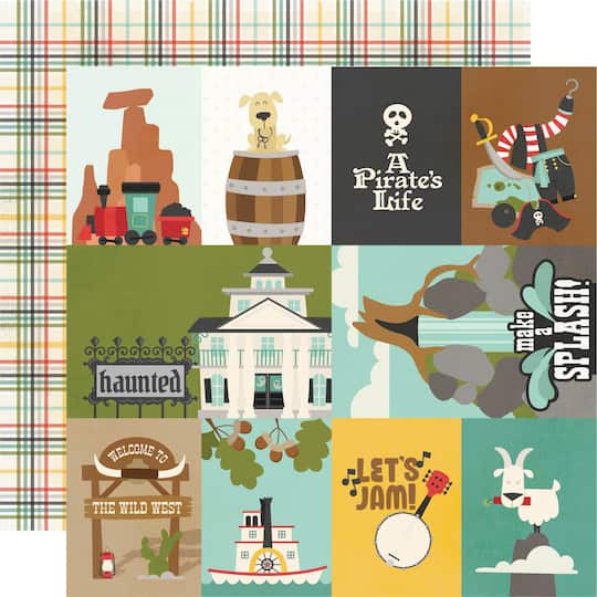 Say Cheese Frontier at the Park Elements 12&#x22; x 12&#x22; Cardstock, 25 Sheets